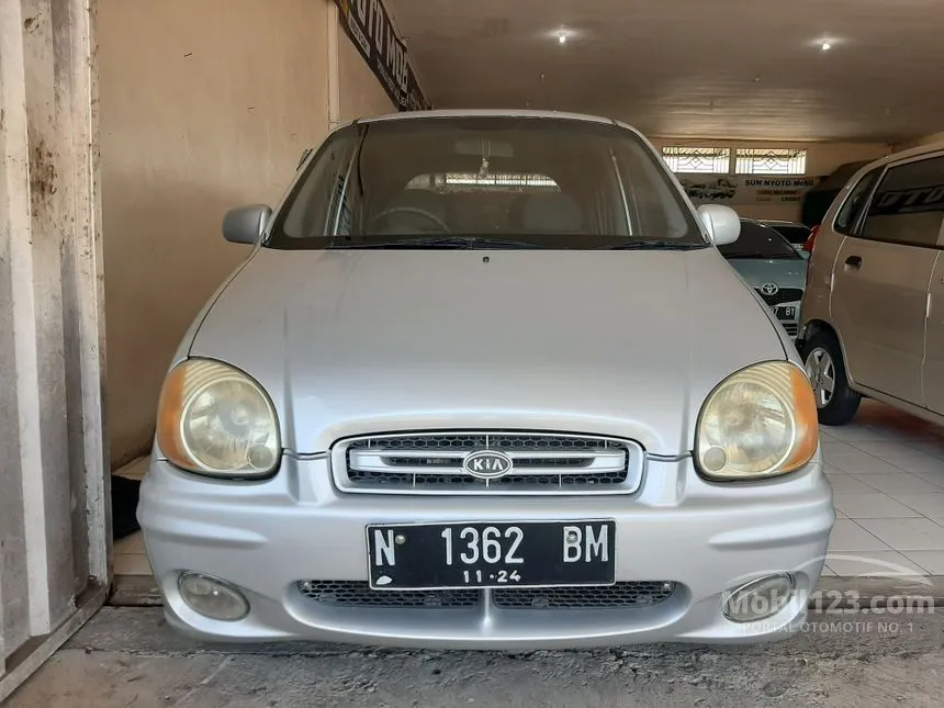 Jual Mobil KIA Visto 2003 1.0 di Jawa Timur Manual Hatchback Silver Rp 49.000.000
