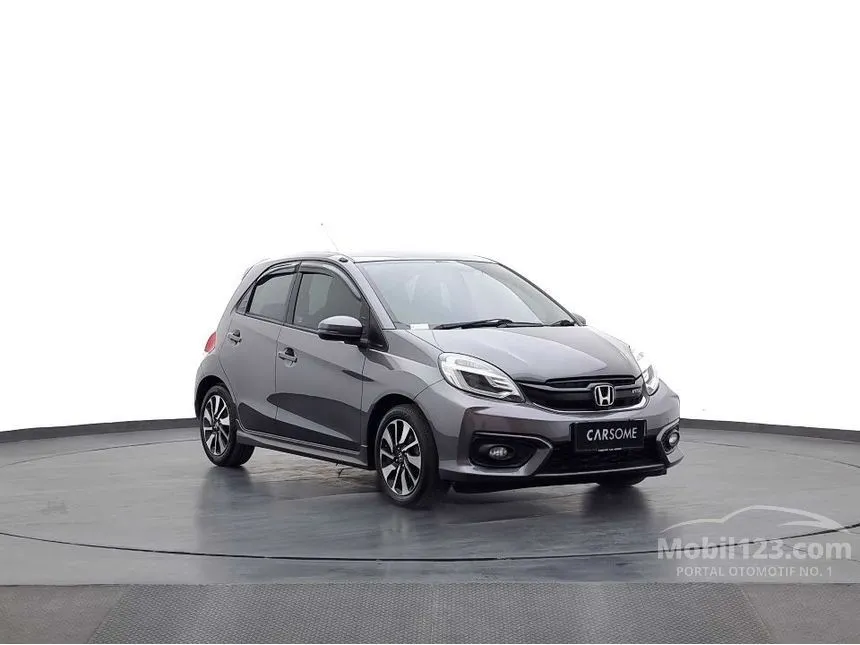 Jual Mobil Honda Brio 2016 RS 1.2 di Jawa Barat Automatic Hatchback Abu