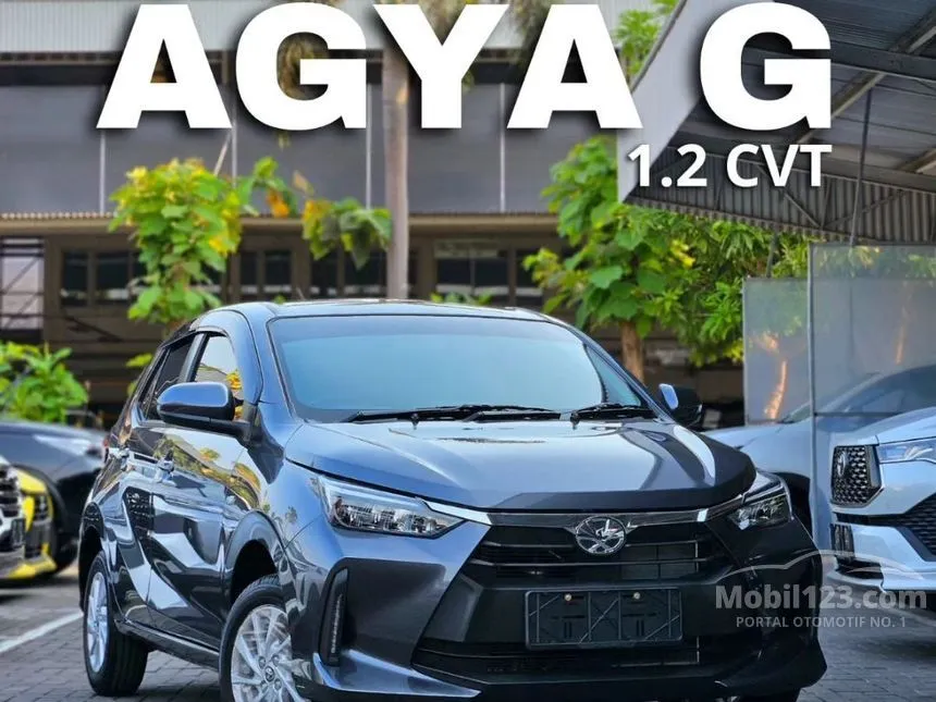 Jual Mobil Toyota Agya 2024 G 1.2 di Banten Automatic Hatchback Abu