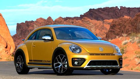 Volkswagen Premieres Its Very Orange And Slightly More Rugged Beetle Dune At LA Auto Show