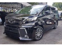 2015 Toyota Vellfire 2.5 ZG JBL Sound System Pilot Seat Power Boot Unregister for sale .