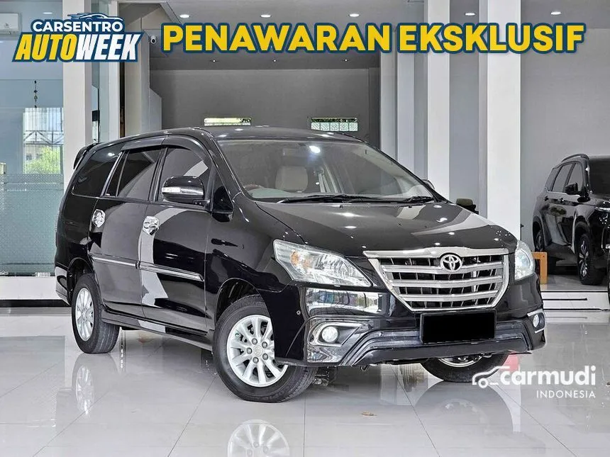 Jual Mobil Toyota Kijang Innova 2014 V 2.0 di Jawa Tengah Manual MPV Hitam Rp 185.000.000