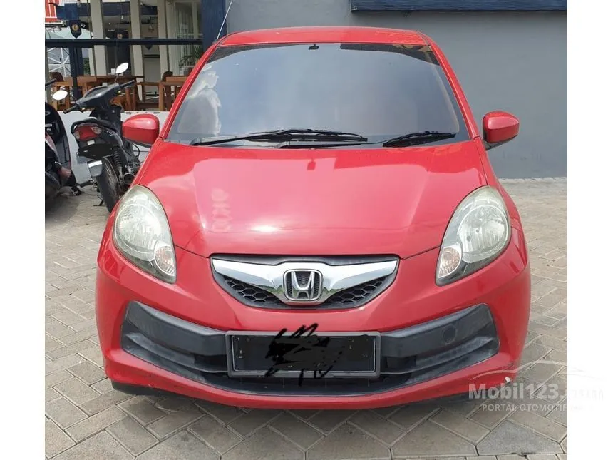 Jual Mobil Honda Brio 2014 S 1.2 di Jawa Timur Automatic Hatchback Merah Rp 120.000.000