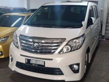 Toyota Alphard 2,4 SC AUDIOLESS 2012 SATU TANGAN SANGAT TERAWAT SIAP PAKAI