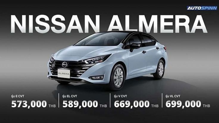 NISSAN ALMERA 2026 มาพร้อมมาตรฐานยูโร 6 เพิ่มระบบความปลอดภัย ราคาที่เข้าถึงง่าย 