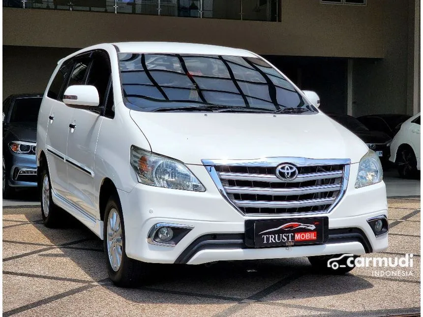 Jual Mobil Toyota Kijang Innova 2013 V 2.0 di Jawa Timur Automatic MPV Putih Rp 175.000.000