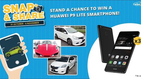 Carlist.my Snap & Share Contest - Three Huawei Phones To Be Won