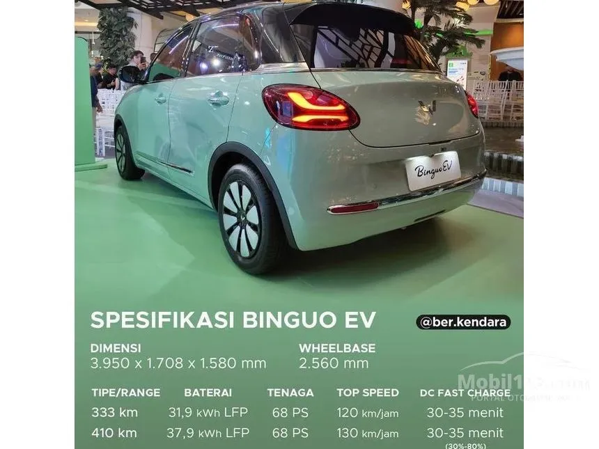 Jual Mobil Wuling Binguo EV 2024 333Km Long Range di DKI Jakarta Automatic Hatchback Lainnya Rp 325.000.000