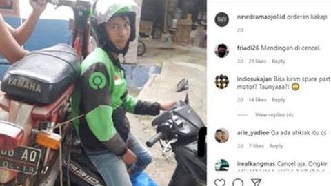 Viral Foto Ojol Diminta Angkut Motor, Warganet: Enggak Ada Akhlak