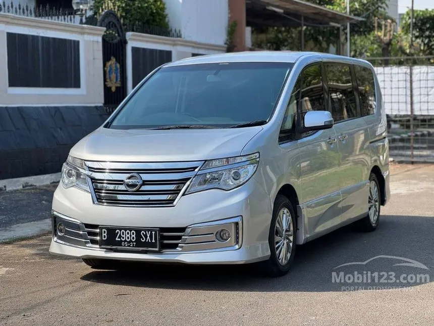 Jual Mobil Nissan Serena 2017 Highway Star 2.0 di DKI Jakarta Automatic MPV Silver Rp 189.000.000