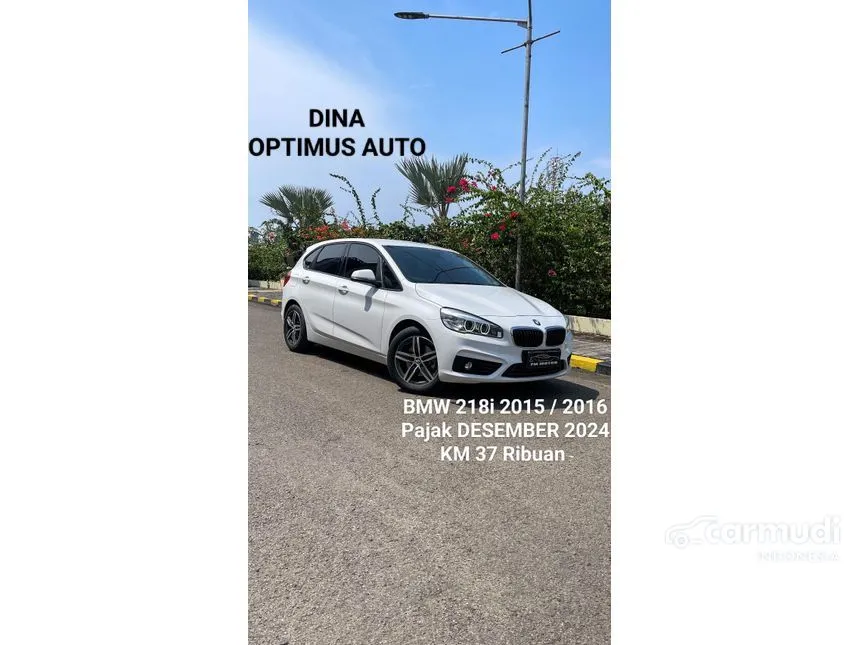 Jual Mobil BMW 218i 2015 Sport Line 1.5 di Banten Automatic Hatchback Putih Rp 260.000.000