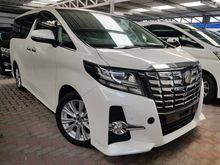 2016 Toyota Alphard 2.5 S 8 SEATER SUNROOF PRE CRASH UNREG