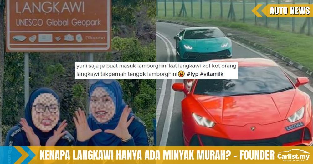 Founder Produk Tayang Lambo Di Langkawi - Dakwa Tiada Minyak ‘Premium’ Di Situ