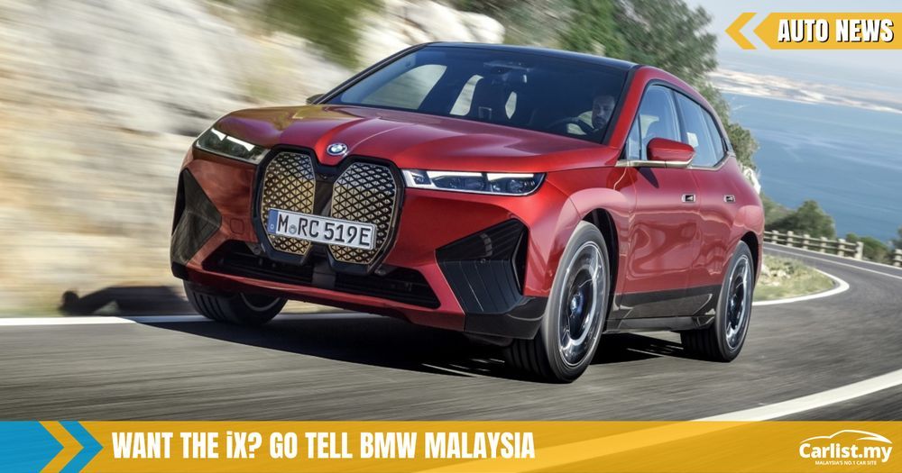BMW Malaysia Teases The iX Electric SUV - Auto News - Carlist.my