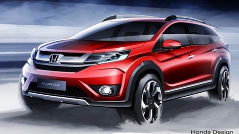 Honda Shows First Sketch Of BR-V Prototype: New CUV To Debut At Indo Auto Show