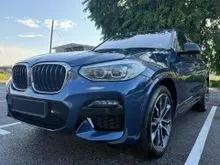 2022 BMW X3 2.0 xDrive30i M Sport SUV  ,  SPORT MY18 G01 FSR BMW (M) FSR BY BMW MALAYSIA UNDER WARRANTY TILL 2027