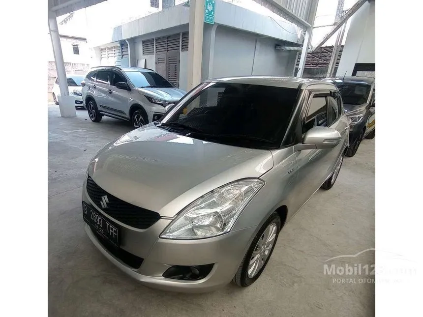 Jual Mobil Suzuki Swift 2014 GX 1.4 di Banten Manual Hatchback Silver Rp 121.000.000