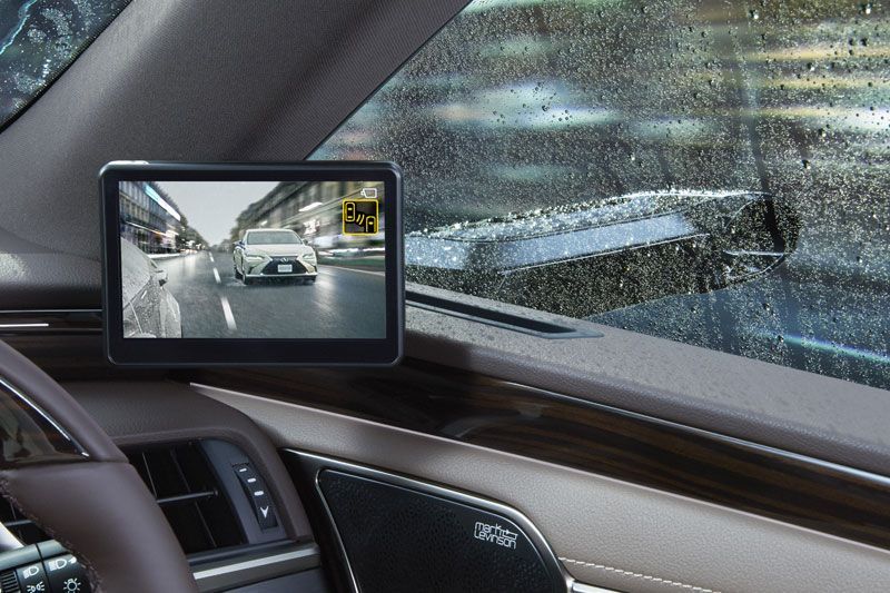 Kaca Spion Samping Digital Lexus ES 2019 Tak Peduli Cuaca 3