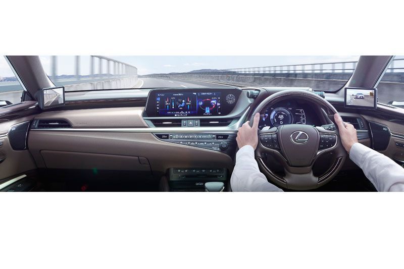 Kaca Spion Samping Digital Lexus ES 2019 Tak Peduli Cuaca 8