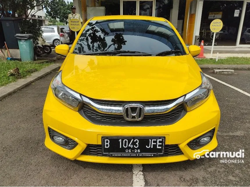 Jual Mobil Honda Brio 2021 E Satya 1.2 di DKI Jakarta Automatic Hatchback Kuning Rp 153.000.000