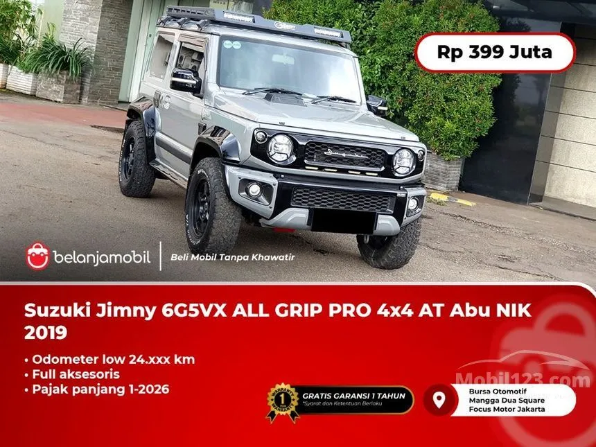 Jual Mobil Suzuki Jimny 2019 3 Door (1 Tone) 1.5 di DKI Jakarta Automatic SUV Abu