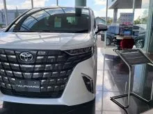 2025 Toyota Alphard 2.5 HEV (Premium Color) MPV Hybrid Putih Nik 2026 Ready Stock Harga Cash kredit Call me