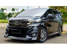 2016 Toyota Vellfire 2.5 G Limited Van Wagon AT Black On Black - BODYKIT SUPER MEWAH - GRESS LIKE NEW - READY TO USE - KREDIT EASY NO RIBET
