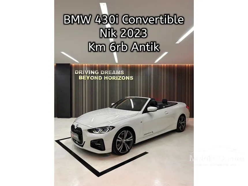Jual Mobil BMW 430i 2023 M Sport 2.0 di DKI Jakarta Automatic Convertible Putih Rp 1.495.000.000
