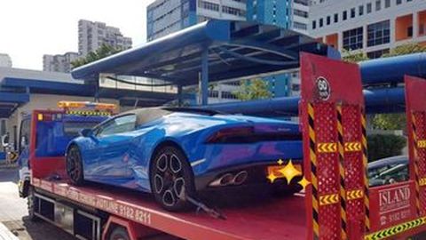 Ugal-ugalan, Lamborghini Huracan Spyder Ditahan Polisi