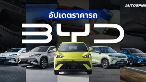 รถ BYD ราคาเท่าไหร่แล้ว ? อัปเดตแต่ละรุ่น 2026 สรุปจบในที่เดียว