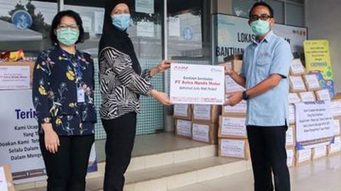 Astra Honda Motor Salurkan 990 Paket Sembako untuk Petugas Medis