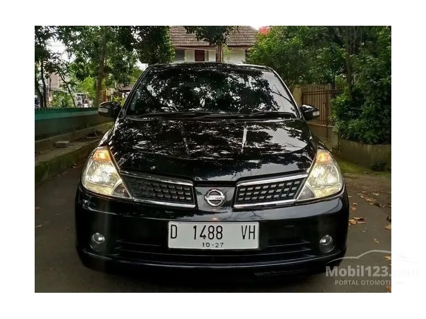 Jual Mobil Nissan Latio 2007 1.8 di Jawa Barat Automatic Hatchback Hitam Rp 93.000.000