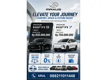 2025 MAXUS MIFA-7 0.0 MPV Hub Arul untuk info pemesanan dan test Drive