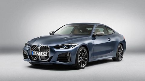 BMW 4 Series Coupe 2020 กระจังหน้าไตคู่ เด่นมาก