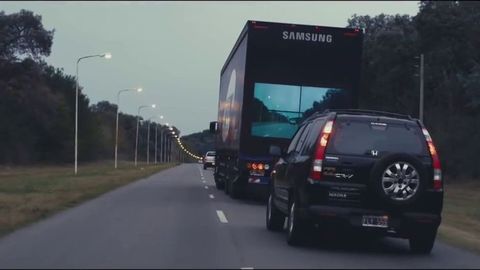 Samsung’s Safety Truck Aims To Make Overtaking A Safer Affair