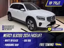 2024 Mercedes-Benz GLB200 1.3 Progressive Line SUV White on Black Facelift Mercy GLB 200 Putih