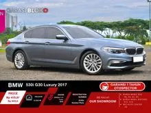 2017 BMW 530i 2.0 Luxury Sedan B48 Bluestone Metallic Silver (Rare) Odo 33 Rbuan Pajak Panjang (TDP MINIM) Kondisi Mulus, PROMO HARGA TAHUN BARU