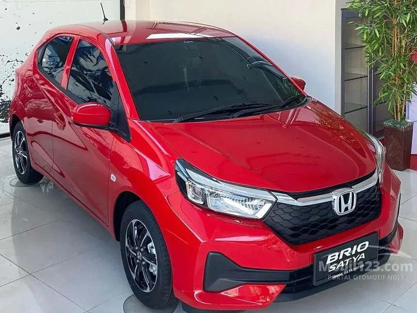 Jual Mobil Honda Brio 2024 E Satya 1.2 di Jawa Barat Automatic Hatchback Merah Rp 167.900.000