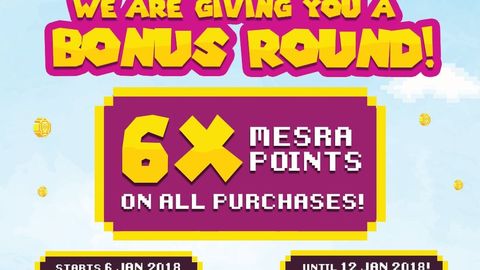 6x Mesra Points, The Highest Point To Be Had From Now Till 12Jan