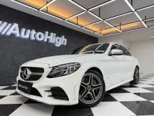 2019 Mercedes-Benz C300 2.0 AMG Line Sedan [Km22.000] Nik2019 White On Black Panoramic Sunroof PBD Record ATPM #AUTOHIGH #BEST OFFER