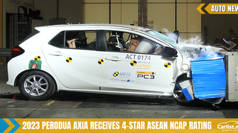 Four-star ASEAN NCAP rating for the 2023 Perodua Axia