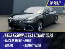2023 Lexus ES 300h 2.5 Ultra Luxury Sedan ES300h Black on Brown Black Hitam ES300 h 300