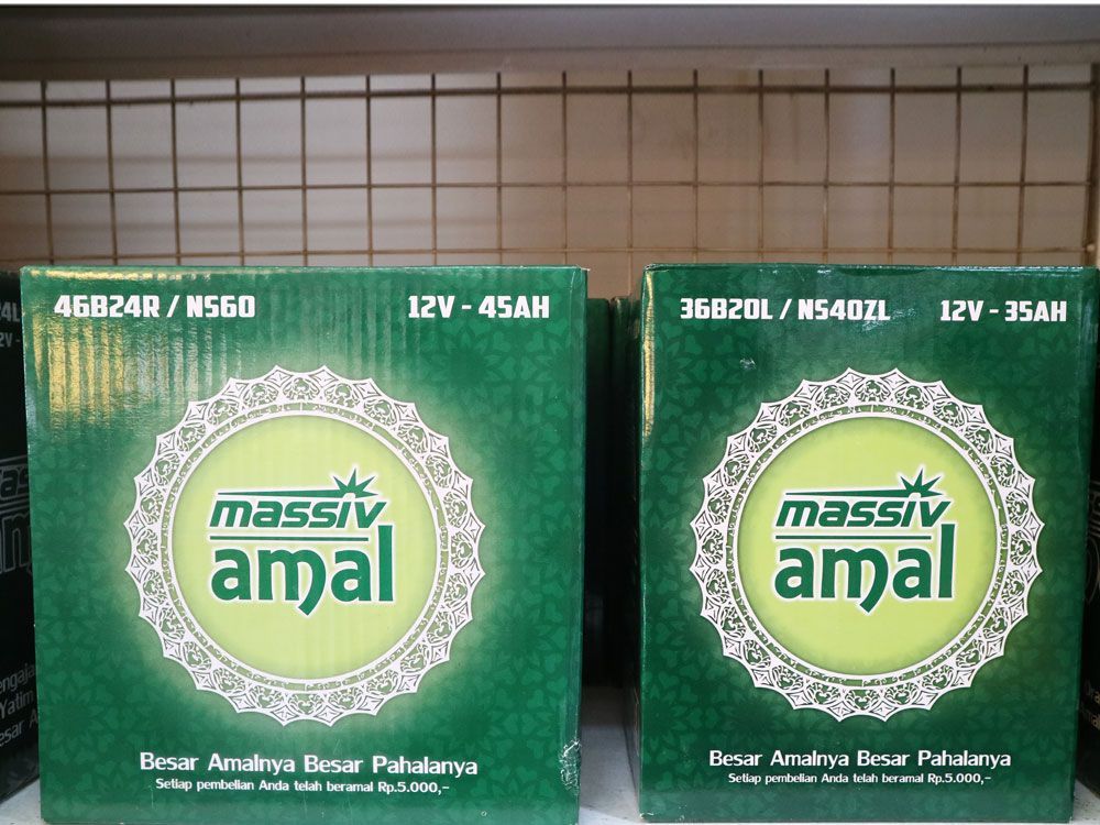 Aki Massiv Amal, Aki Mobil dengan Manfaat Beramal