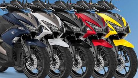 Yamaha Aerox 155VVA Hadir dengan Pilihan Warna dan Grafis Baru
