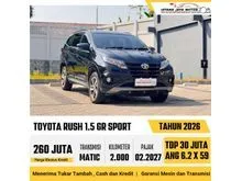 2026 Toyota Rush 1.5 GR Sport SUV Matic Hitam Kondisi Seperti Baru Siap Pakai