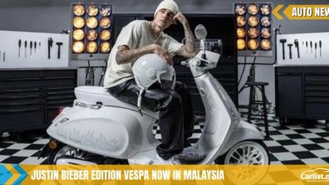 Justin Bieber X Vespa now on sale In Malaysia - From RM28k