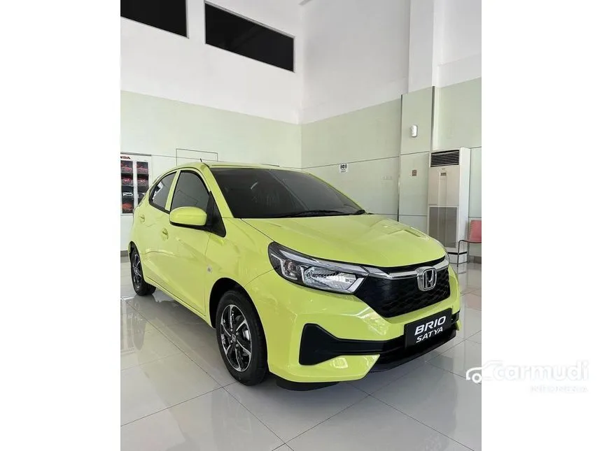 Jual Mobil Honda Brio 2024 E Satya 1.2 di DKI Jakarta Automatic Hatchback Kuning Rp 180.000.000