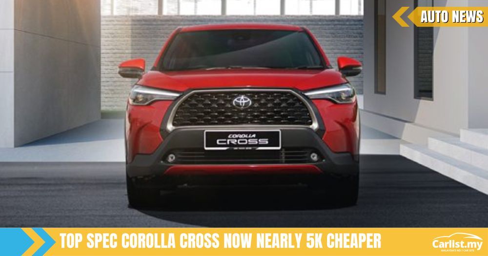 Thanks To The SST Waiver Extension, The Toyota Corolla Cross 1.8V Is Now RM5k Cheaper! 