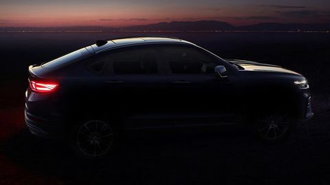 Geely Teases A Volvo-based SUV Coupe - A BMW X6 Inspired Flagship