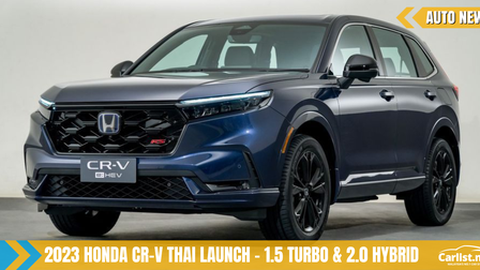 Sixth-gen 2023 Honda CR-V launched in Thailand - From RM184k